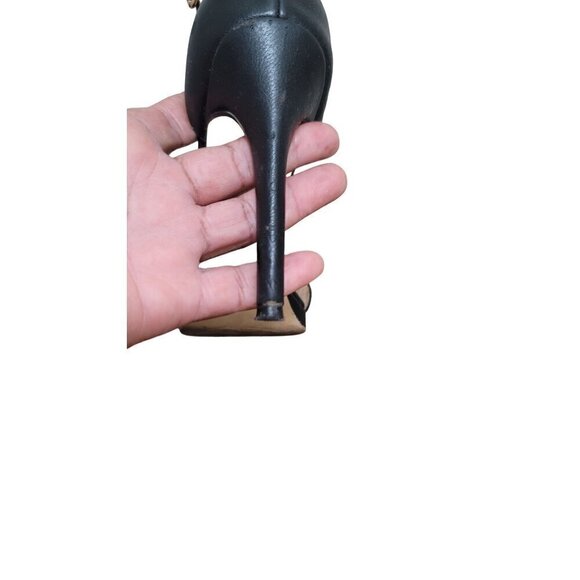 Michael by Michael shannon sascha Black faux Leather Ladies Heels With Buckle - Picture 12 of 13